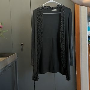 Gray cardigan